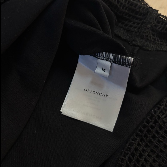 Givenchy Black Mesh Detail Shirt Hoodie - Picture 3 of 4